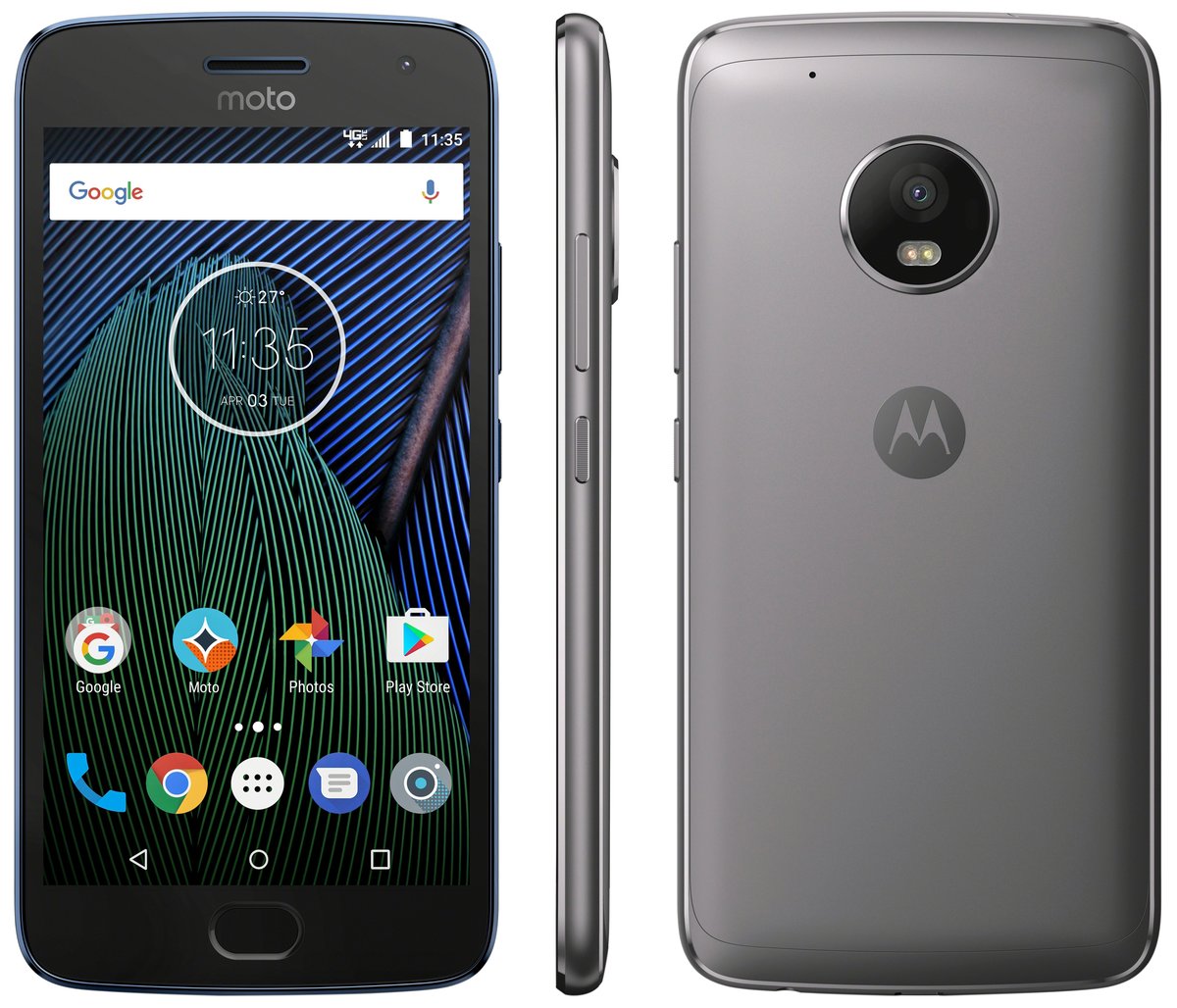 Custodia In Pelle Artificiale Per Lenovo Moto G5 Plus | Stile Bookstyle | Nero | Con 2 Pellicole Protettive Incluse